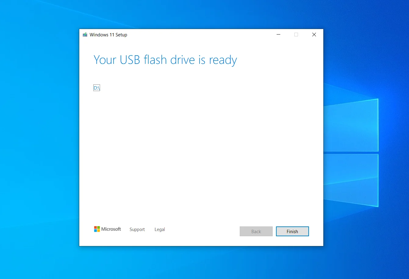 محرك أقراص USB المحمول جاهز