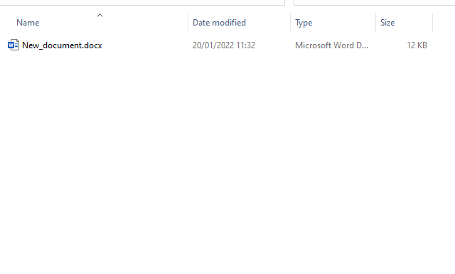 Ecco come appaiono i file di Word