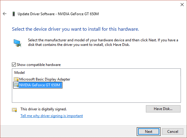 NVIDIA GeForce GT 650M