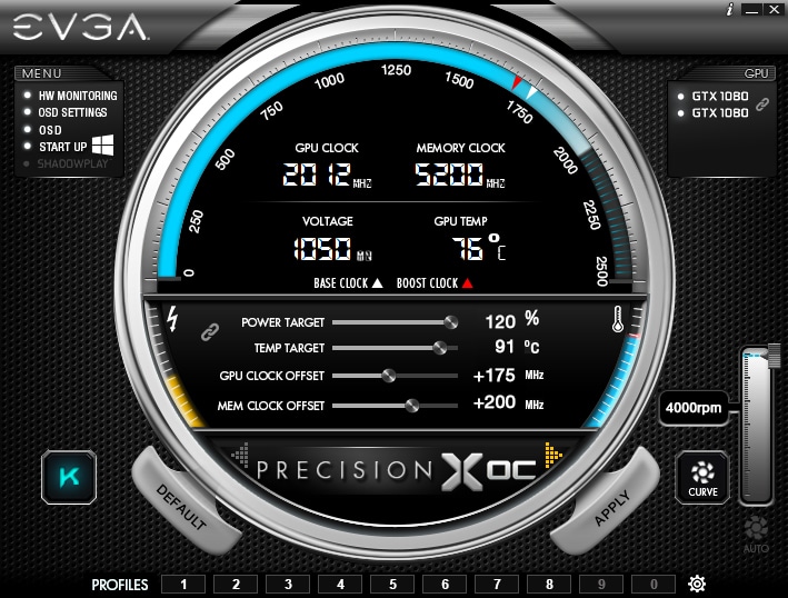 Désactiver la précision EVGA