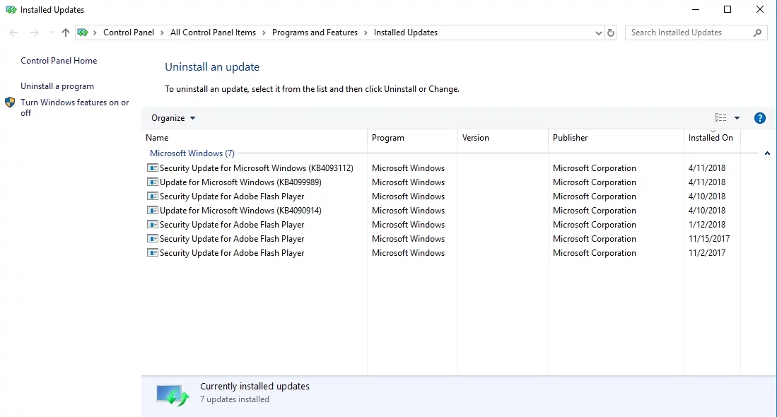 Unele dintre actualizările instalate recent ar putea fi responsabile pentru problemele dvs. Edge.
