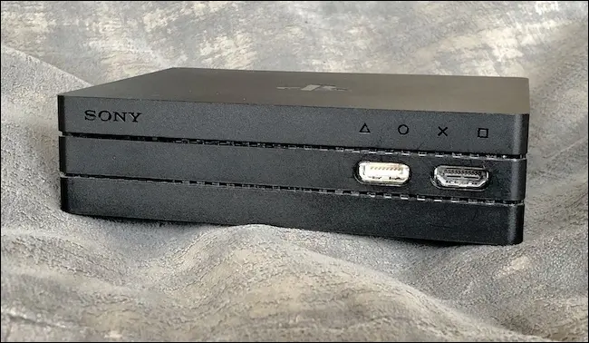 ด้านหน้าของหน่วยประมวลผล PSVR