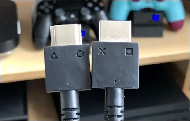 สายเคเบิลชุดหูฟัง PSVR สองเส้น