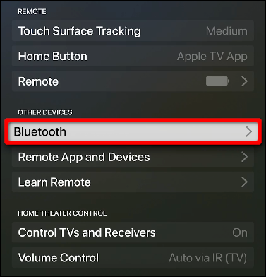 Selecione "Bluetooth".