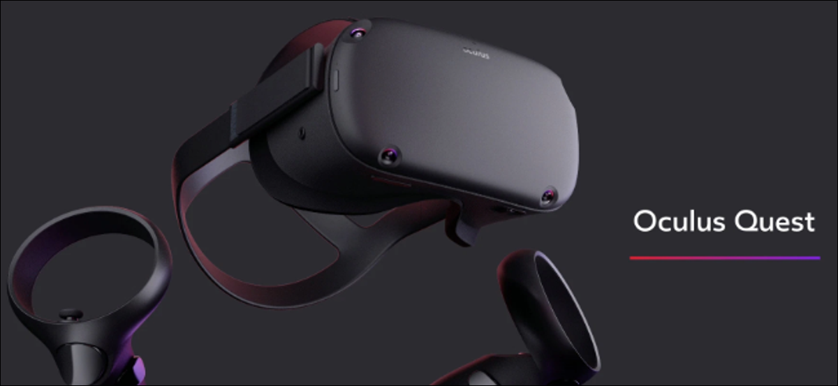 Il visore Oculus Quest VR.