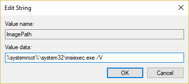 Zmień wartość ImagePath String