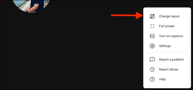 Clique em Alterar layout