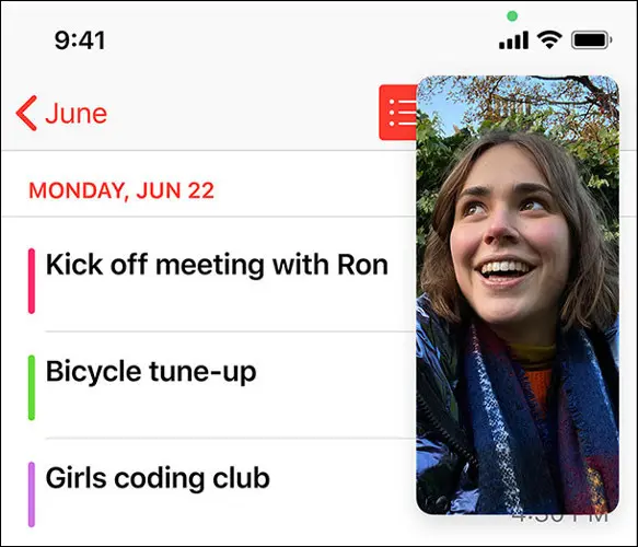 iOS 14 Bild-in-Bild-Modus
