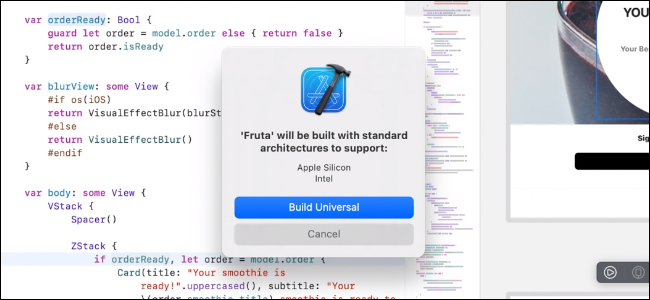 Membangun aplikasi Universal di Xcode