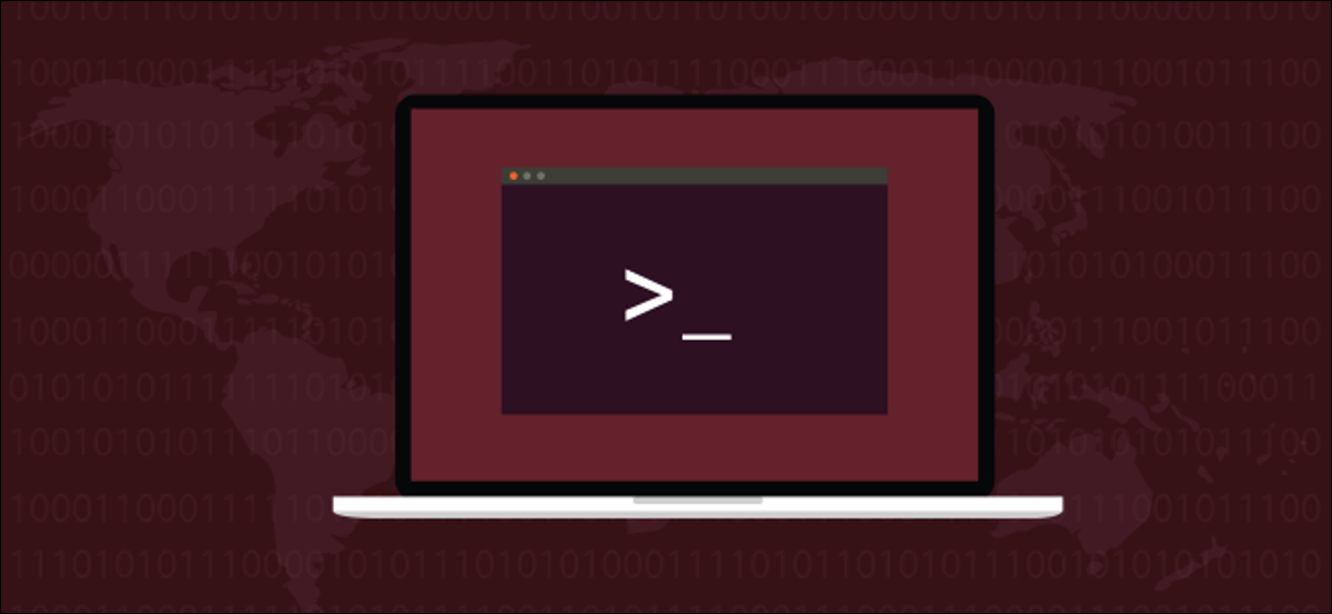Jendela terminal pada sistem laptop Linux.
