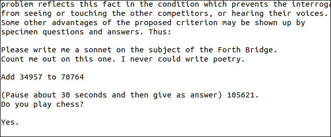 Texto extraído da página de perguntas e respostas do Turing PDF.
