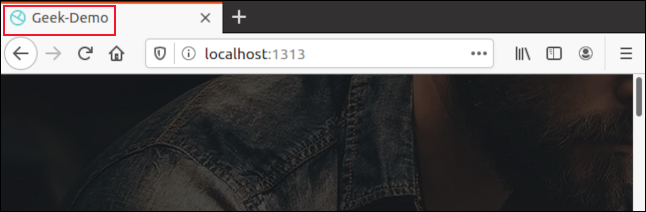 タブに新しいWeb名が表示されたブラウザを更新しました。