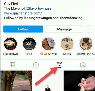 akun reel instagram