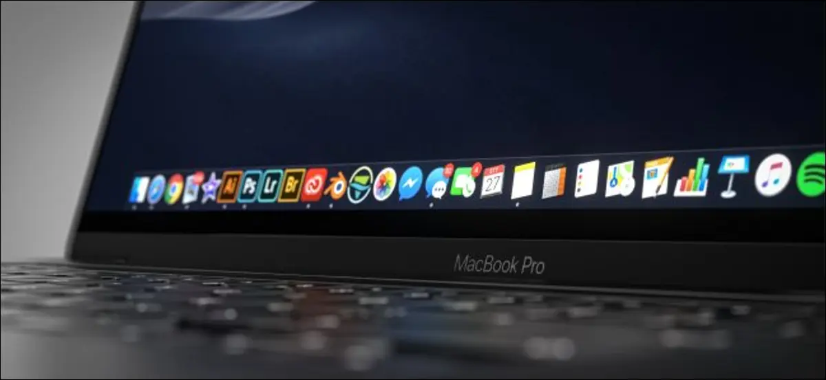 Um MacBook Pro Dock.
