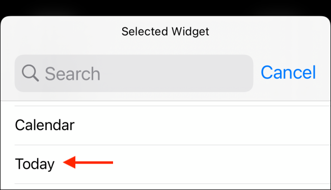 从 Widgeridoo 中选择今日小部件