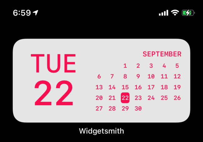 Widgetsmith 日期小工具
