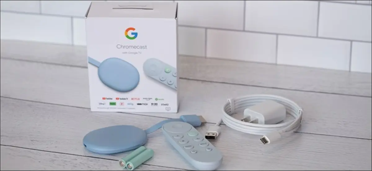 Chromecast z rozpakowaniem Google TV