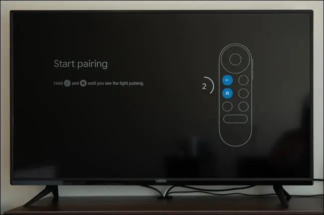 Sparuj pilota z Chromecastem z Google TV