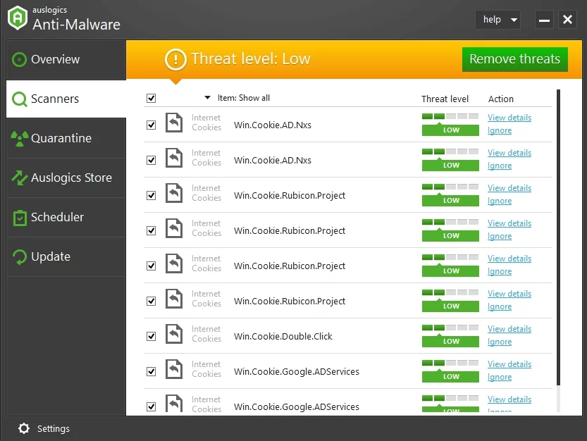 Auslogics Anti-Malwareを使用して、マルウェアとAMDの問題を回避します。