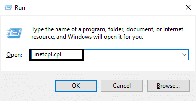 inetcpl.cplでインターネットプロパティを開きます