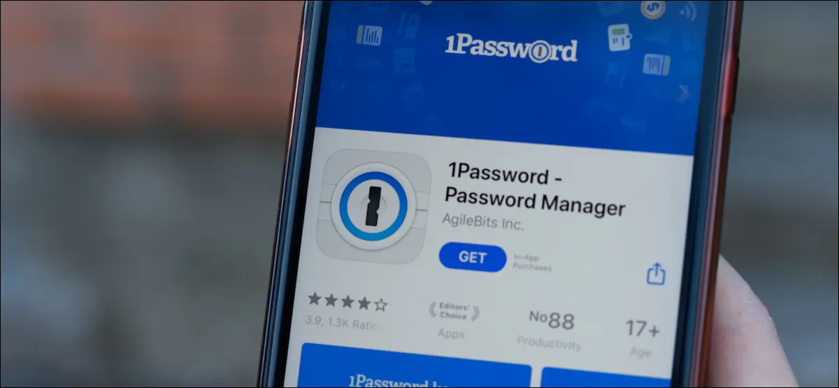 Listado de aplicaciones 1Password en iPhone