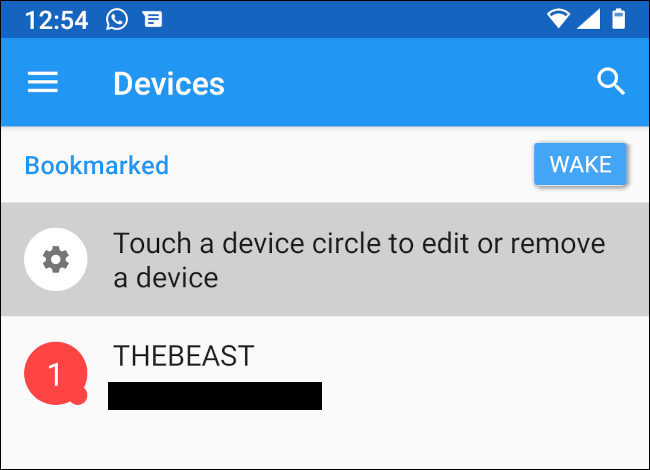 Wake on Lan สำหรับ Android พร้อมพีซีที่พร้อมใช้งาน