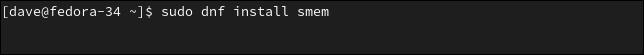 تركيب smem على فيدورا