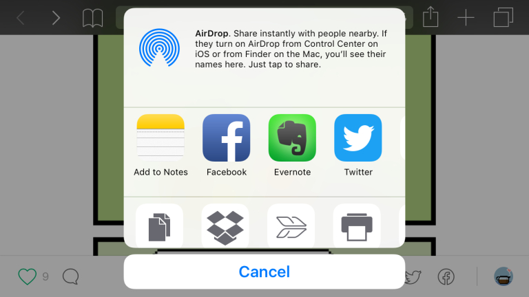 Clip vom iPhone zu Evernote