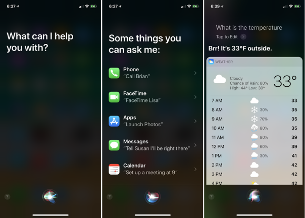 Déclencher Siri