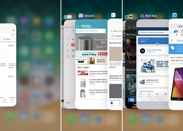 Afficher les applications ouvertes