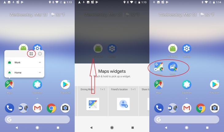 Pin Pintasan dan Widget