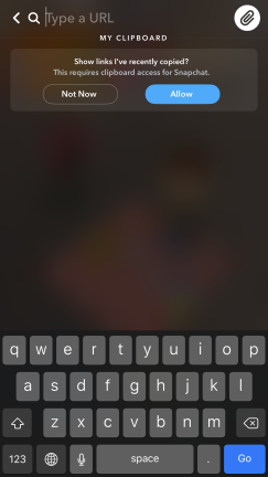 Aggiungi collegamenti agli snap