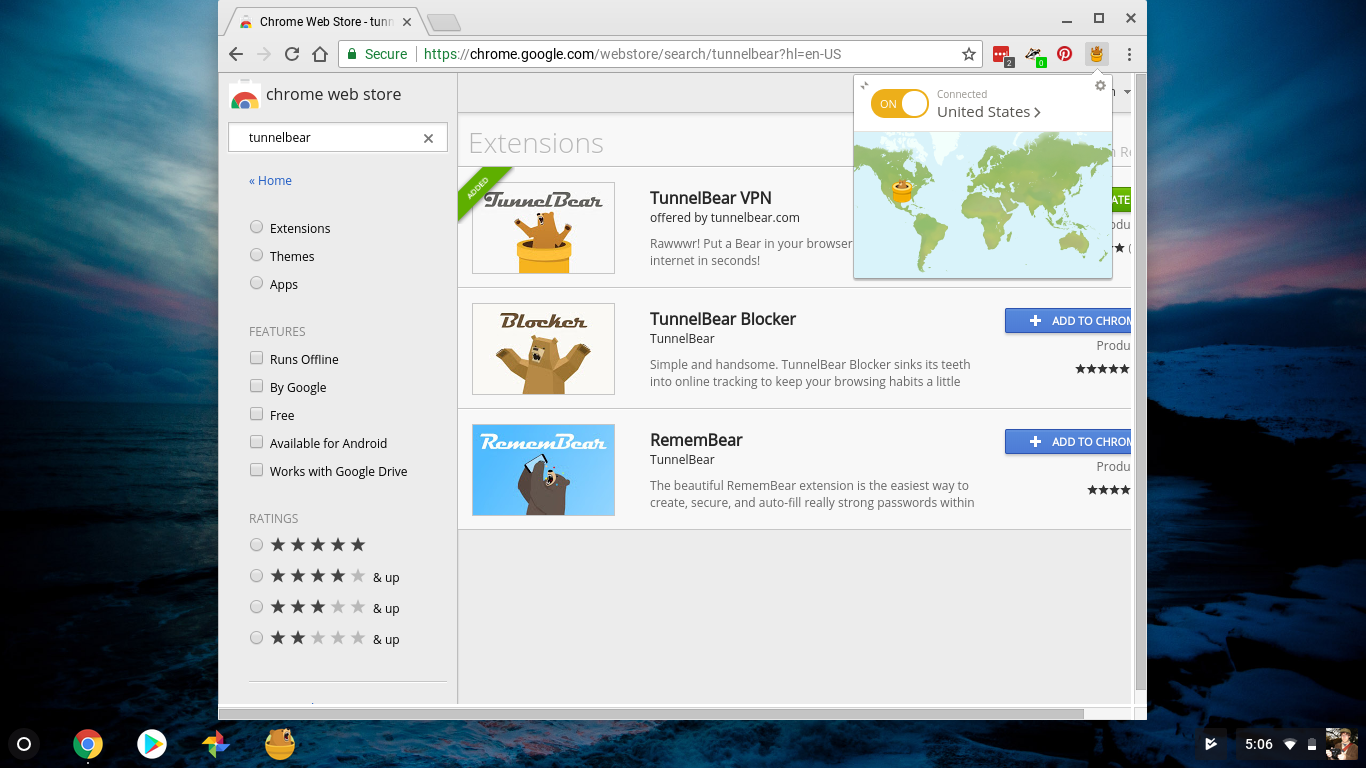 Chreombook VPN