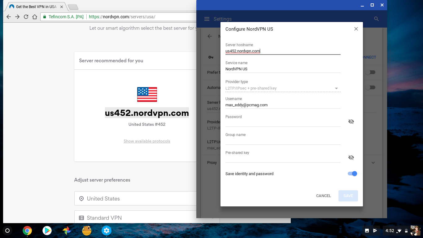 Chromebook VPN