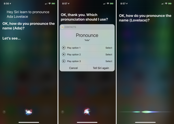 สอน Siri ด้วยคำสั่งโดยตรง