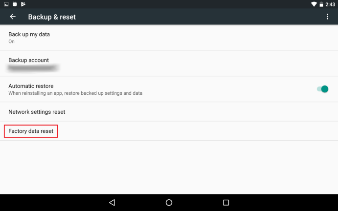 Pulihkan Dengan Akun Google Anda