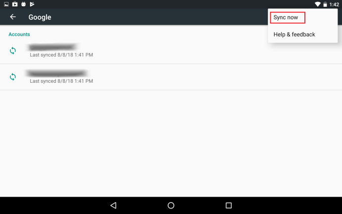 Sinkronkan Data Secara Manual