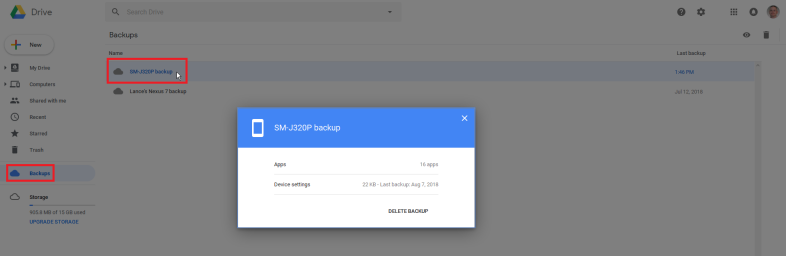Lihat dan Edit Data Cadangan