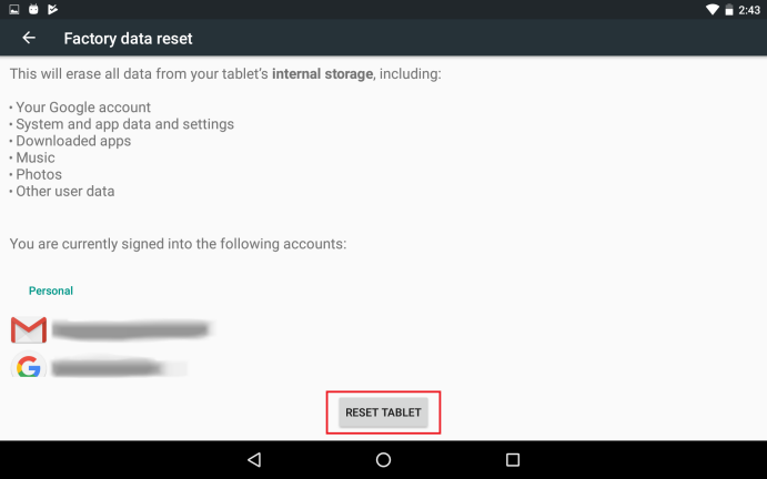 Lakukan Reset Pabrik