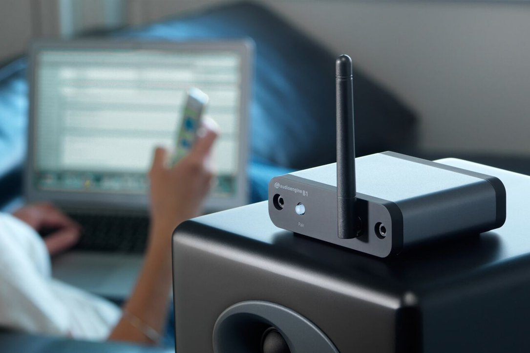 เครื่องรับสัญญาณเพลง Bluetooth Audioengine B1