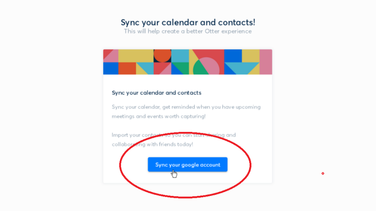 Googleアカウントを同期する