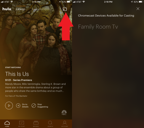Hulu 应用程序作为远程