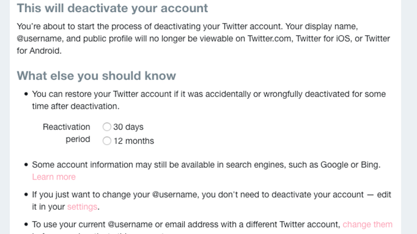 Deshazte de Twitter