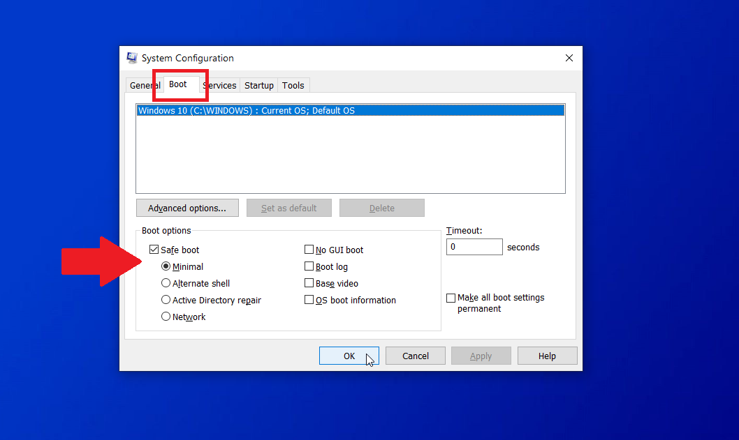 Tryb awaryjny systemu Windows