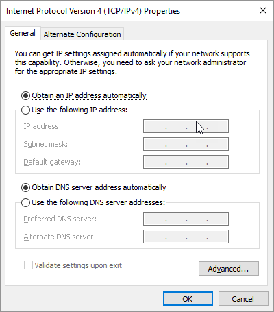 قم بتغيير DNS الخاص بك على Windows 10