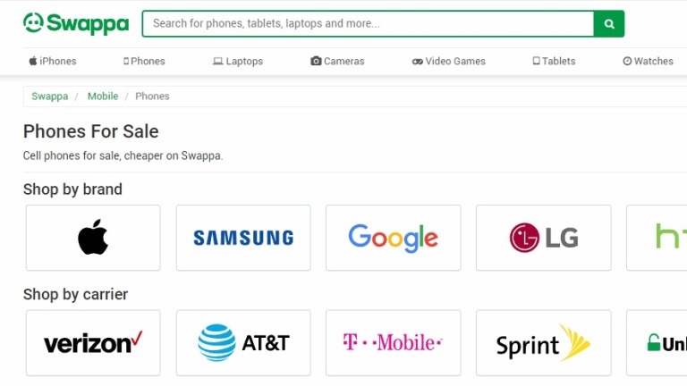 Verkaufen Sie Ihr Telefon auf Swappa