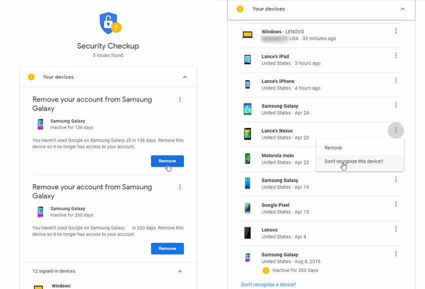 Google Security Check