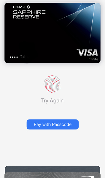 Apple Pay mit Karte zahlen