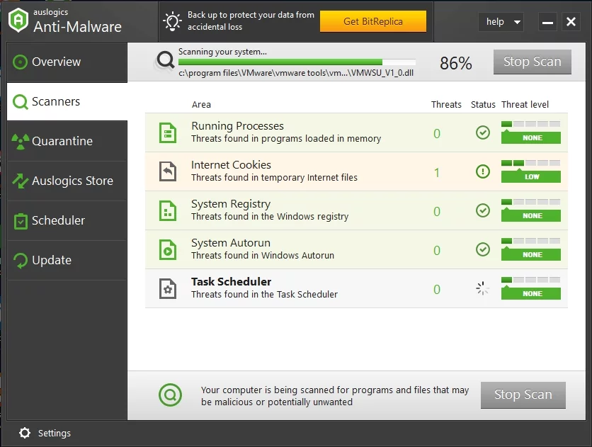 Es importante asegurarse de que su PC esté libre de malware.