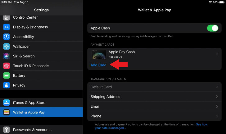 วิธีเพิ่ม Apple Card บนอุปกรณ์ทั้งหมด